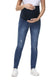 NiceQ Women’s Maternity Jeans Skinny Stretch Comfy Ripped Hem Denim Jeans