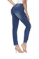 NiceQ Mid Waist Ripped Jeans for Women, Stretch Skinny Denim Jeans